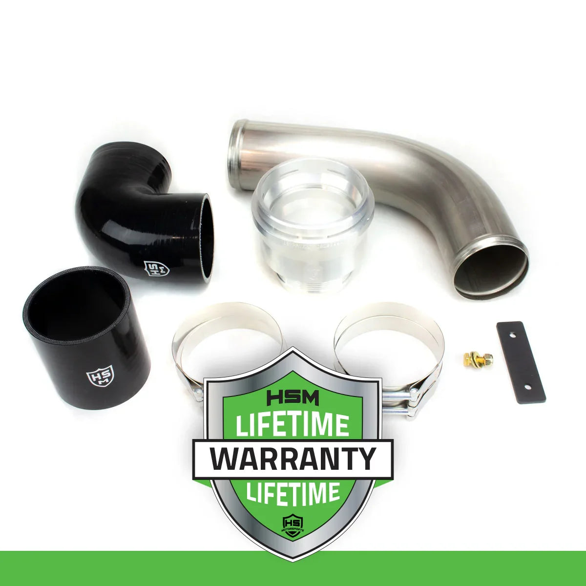 Cold Side Intercooler Pipe Kit For 2011-2016 Ford 6.7L Powerstroke Diesel – Aluminum, Blue, With Clamps & Silicone Boots