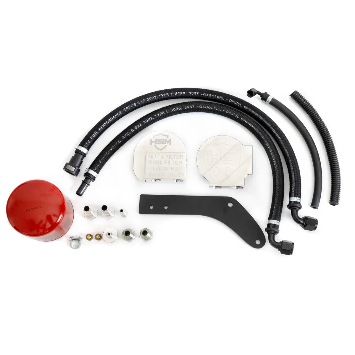 20112016 Ford 6.7L Power Stroke Upper Fuel Filter Relocation Kit H&S