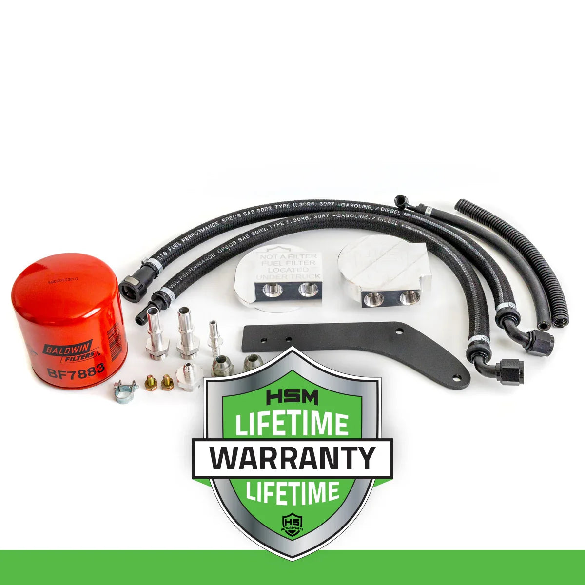 2011-2016 Ford 6.7L Power Stroke Upper Fuel Filter Relocation Kit