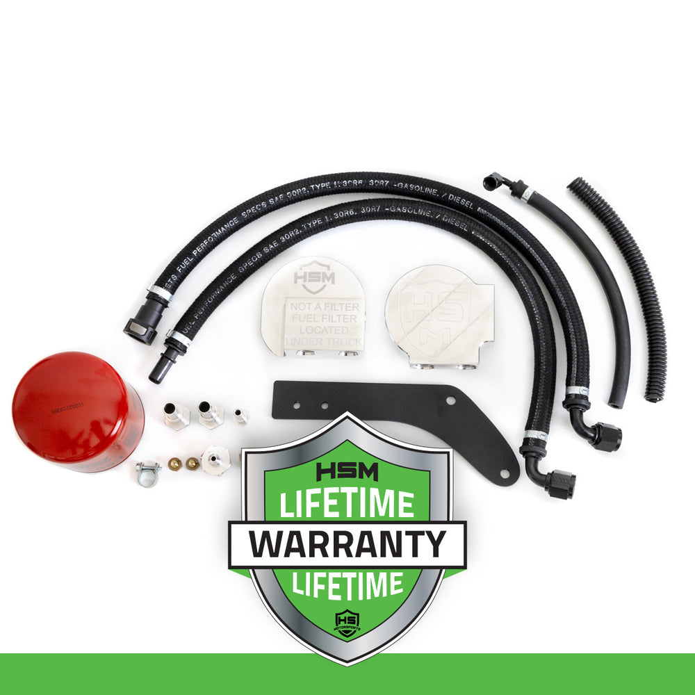 2017-2024 Ford 6.7L Power Stroke Upper Fuel Filter Relocation Kit