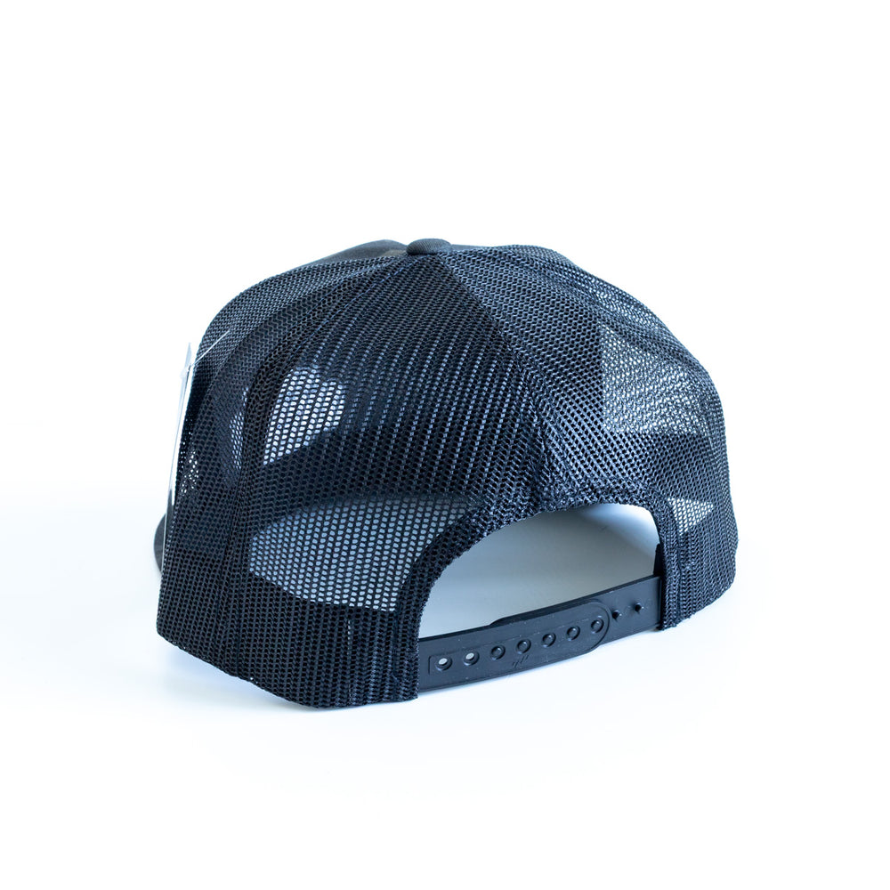 
                  
                    HSM Shield Logo Flat Brim Snapback – Black Camo
                  
                