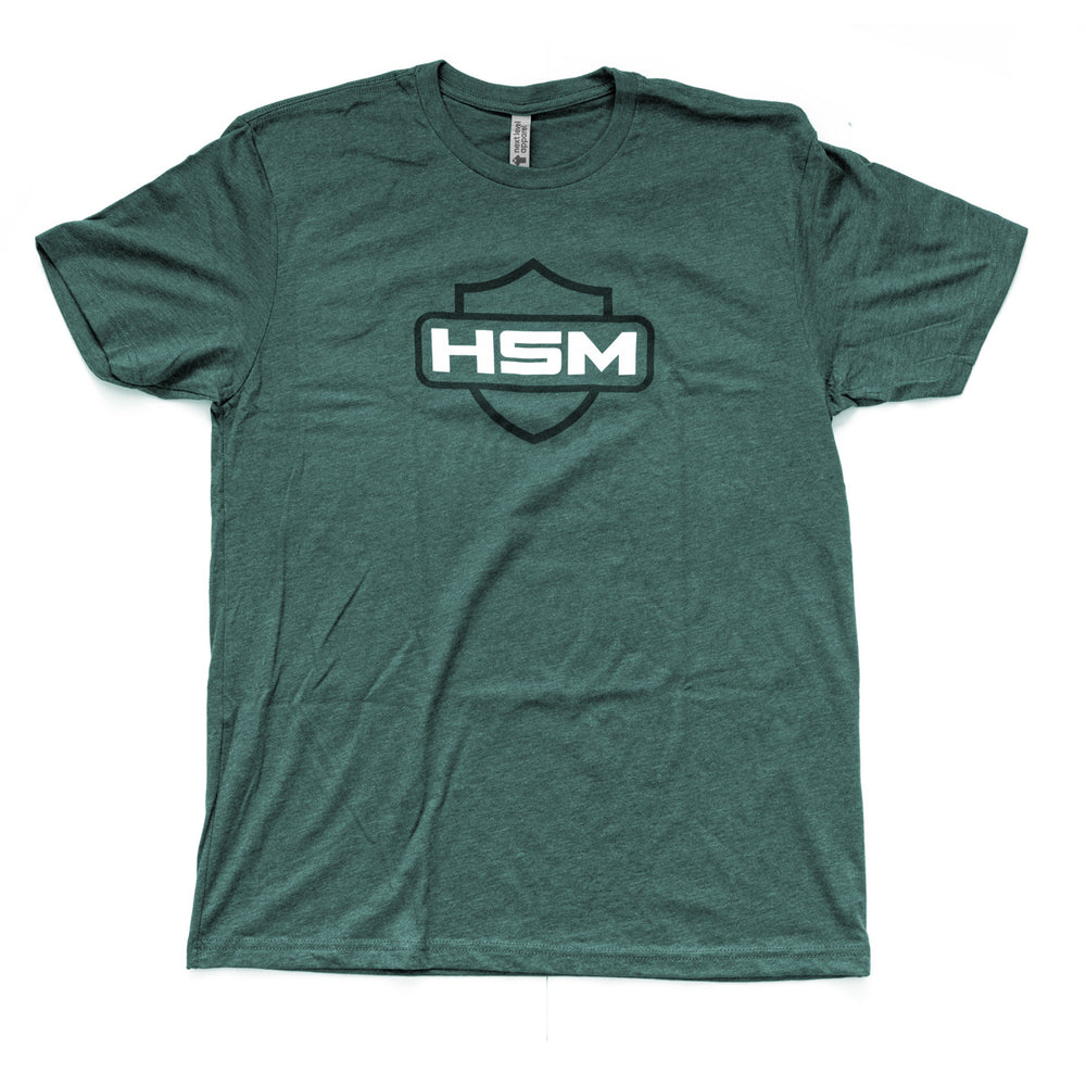 HSM Shield Logo Tee – Forest Green