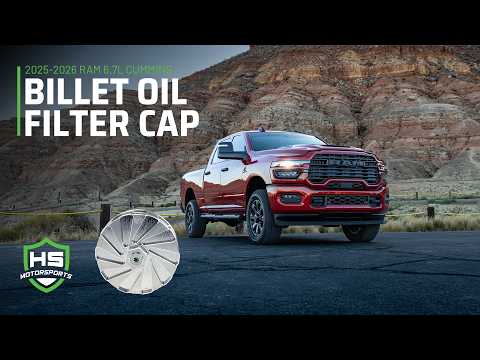 2025-2026 Ram 6.7L Cummins Billet Oil Filter Cap