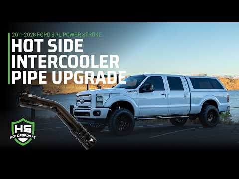 2011–2026 Ford 6.7L Power Stroke Hot Side Intercooler Pipe Upgrade