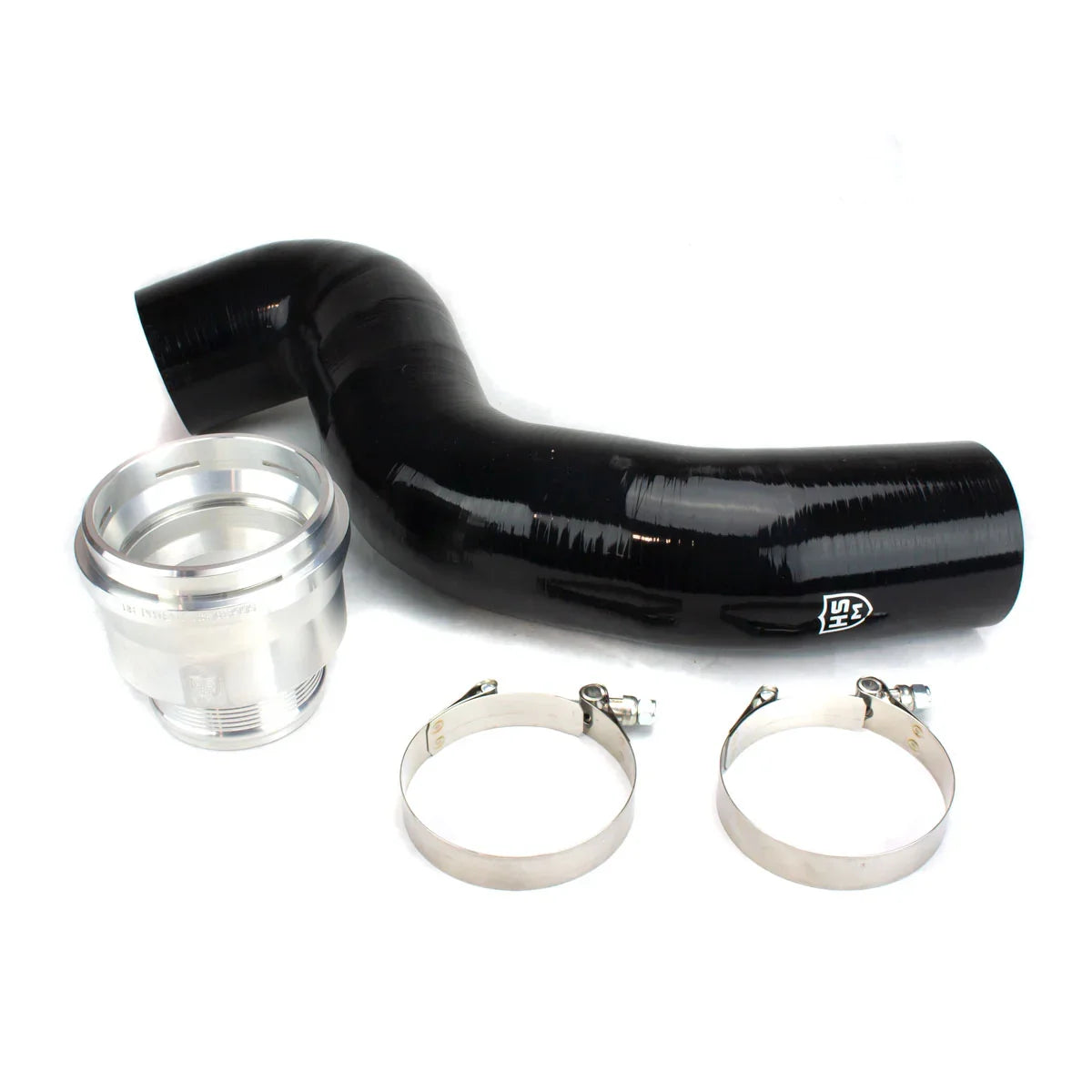 2011-2016 Ford 6.7L Intercooler Pipe Upgrade Kit (OEM Replacement / Silicone Version) - H&S Motorsports Replaces Ford BC3Z-6F073-D