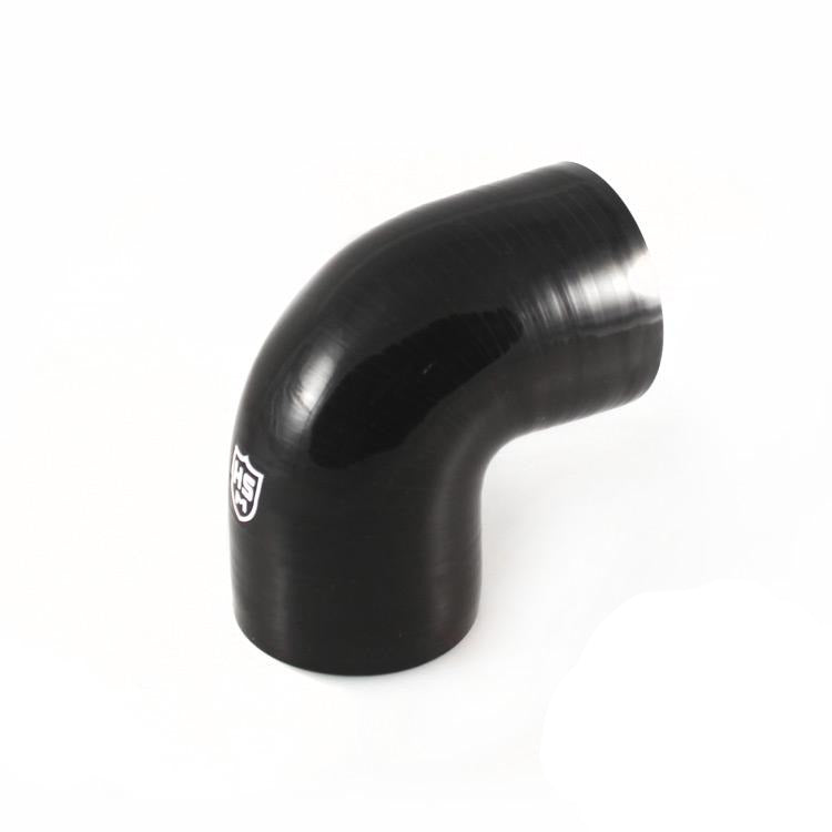 3”X 3” Silicone 90° Elbow Hose (Black 5 Ply) - H&S Motorsports