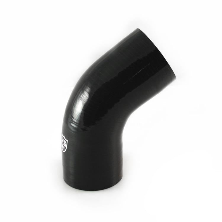 3”X 3” Silicone 60° Elbow Hose (Black 5 Ply) - H&S Motorsports