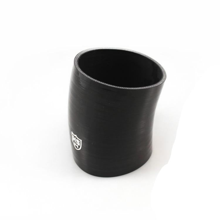 4”X 4” Silicone 20° Elbow Hose (Black 5 Ply) - H&S Motorsports